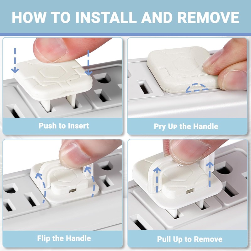 Outlet Covers Baby Proofing, 40 Pack Child Proof Plug Socket