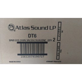 Atlas DT6 6" x 2' Drop Tile, Drop Ceiling Speakers
