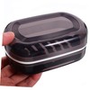 ABOOFAN Travel Soap Holder with Lid Portable Soap Case Drain