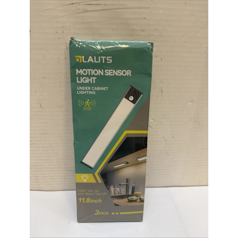 Olalits Under Cabinet Lighting, Equipped with Motion Sensor, 11.8" Rechargeable