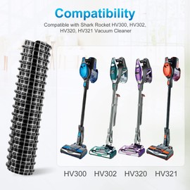 KeeTidy Rocket Hose Replacement Compatible with Shark Rocket Vacuum Cleaner Models HV300, HV302, HV320, HV321, Lower Nozzle Hose, 6" x 1.25" (1+1 Pack)