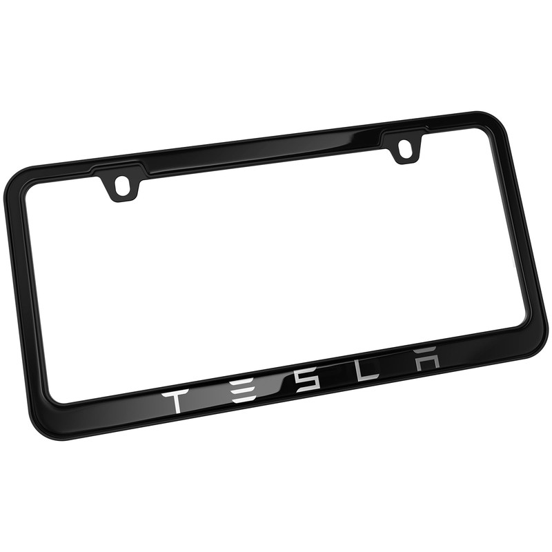 Black License Plate Frame