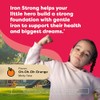 Renzo Iron Strong Suplemento Hierro Niños Vitamina Sabor Naranja Tabletas