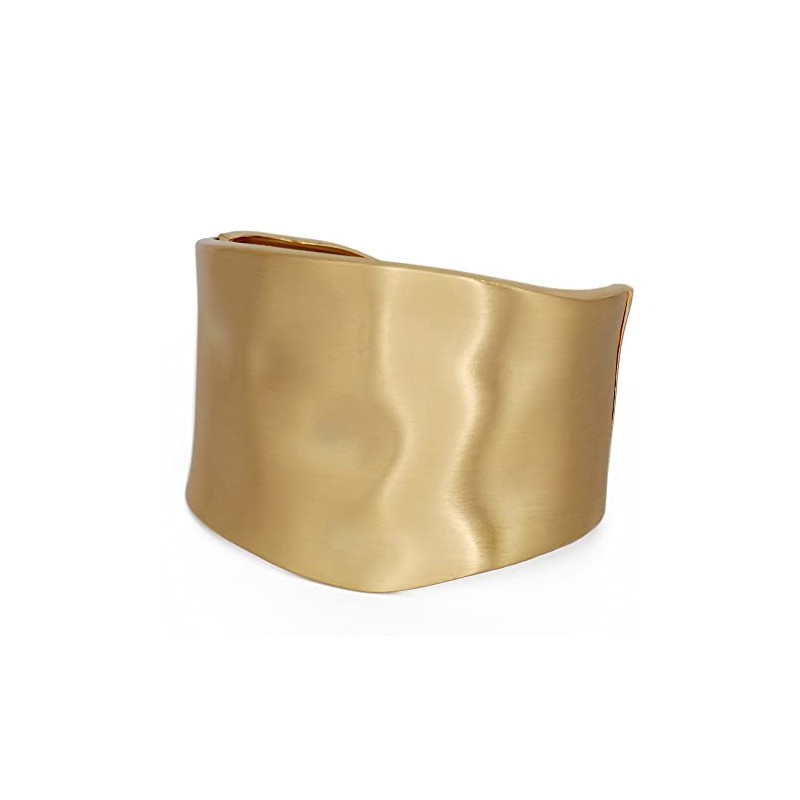Matte Wide Bangle, Hammered Matte, Simple Bangle, Thick, Wide, Bangle,