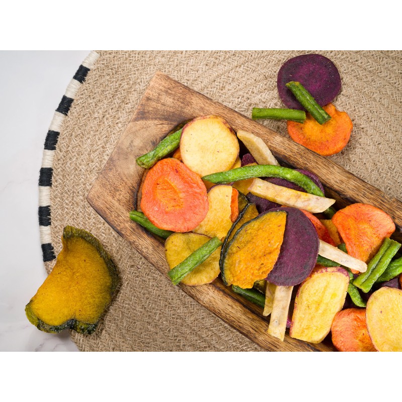 Smarty Stop Mixed Veggie Chips, Assorted Dried Salted Vegetable Snacks