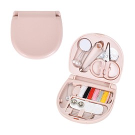 Mini Travel Sewing Kits Sewing Box, Portable Sewing Kit with Foldable, Small Sewing Kit with Sewing Box, Sewing Kit, Sewing Bag, DIY Sewing Accessory Set, for Home, Travelers, Beginners, Any Emergency