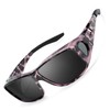 LVIOE Polarised Fit Over Sunglasses for Men Women, Clip-on Over