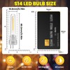 Lustaled S14 LED Bulbs for Outdoor String Light Bulbs Replacement,