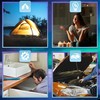 Duronic Hurricane Campinglampe | Camping Laterne wiederaufladbar mit Handkurbel oder