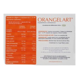 Orangelart Colágeno Hidrolizado Tipo 2 Caja Con 30 Cápsulas