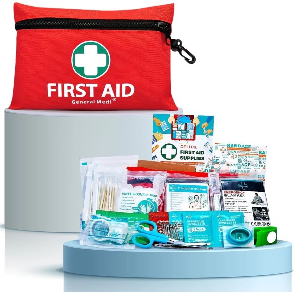 General Medi Mini First Aid Kit, 110 Piece Small Kit