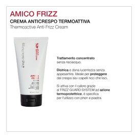 Diego dalla Palma | AMICOFRIZZ - Crema Capelli Anticrespo Termoattiva, Trattamento Concentrato Senza Risciacquo, Protezione Termica, 150ml