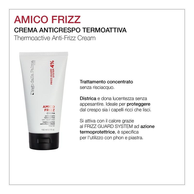Diego dalla Palma | AMICOFRIZZ - Crema Capelli Anticrespo Termoattiva,