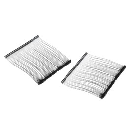 sourcing map 3000pcs Standard Tagging Gun Fasteners 4x0.3 Inch Plastic Tags Clothing Tag Black 100mm/4inch Tags Barbs Attachments for All Standard Price Tag Gun