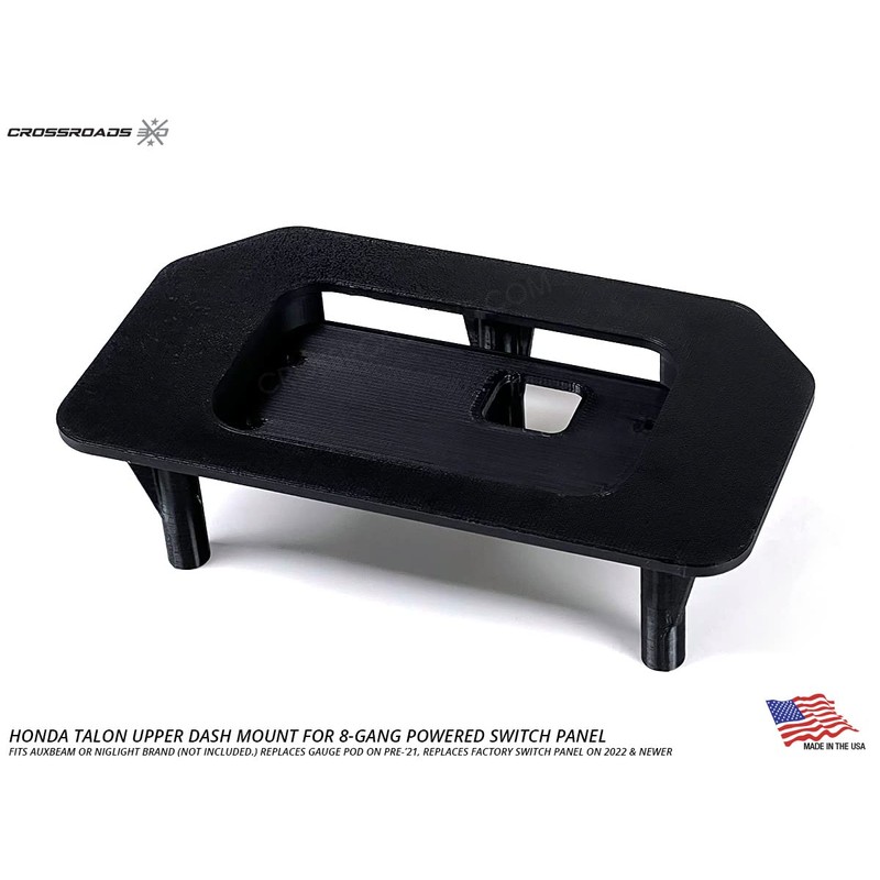 Dash Mount Compatible with Auxbeam 8-Gang Switch Panel and Honda