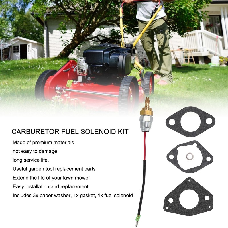Carburetor Fuel Solenoid Replacement 24 757 45 S with Gaskets