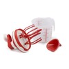 Tupperware Chef Easy Mixx Red and White Cream Egg White