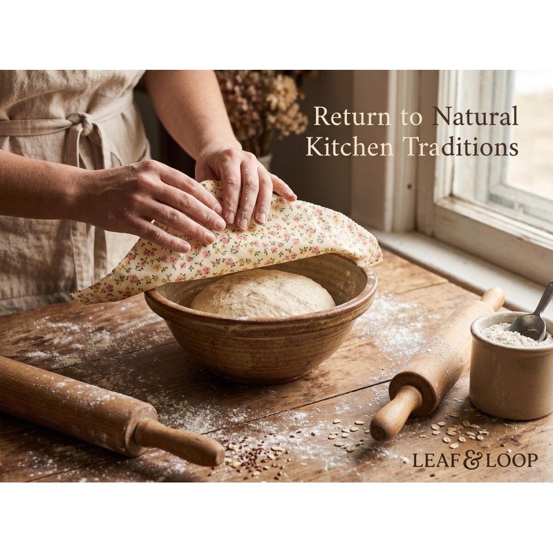 Leaf & Loop Beeswax Food Wraps - Set of 6