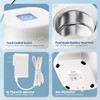 Ultrasonic Retainer Cleaner Machine with 4 UV Lights for Denture