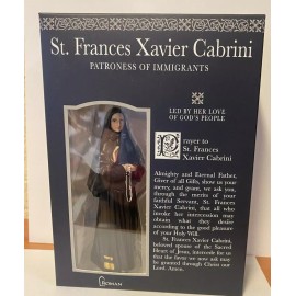 Saint Frances Xavier /Mother Cabrini 4" Statue, New #RM-042