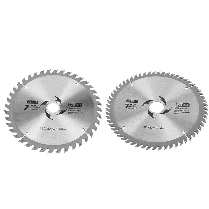 Circular Saw Blade,7 Inch 180 x 2.4 x 25.4mm Carbide