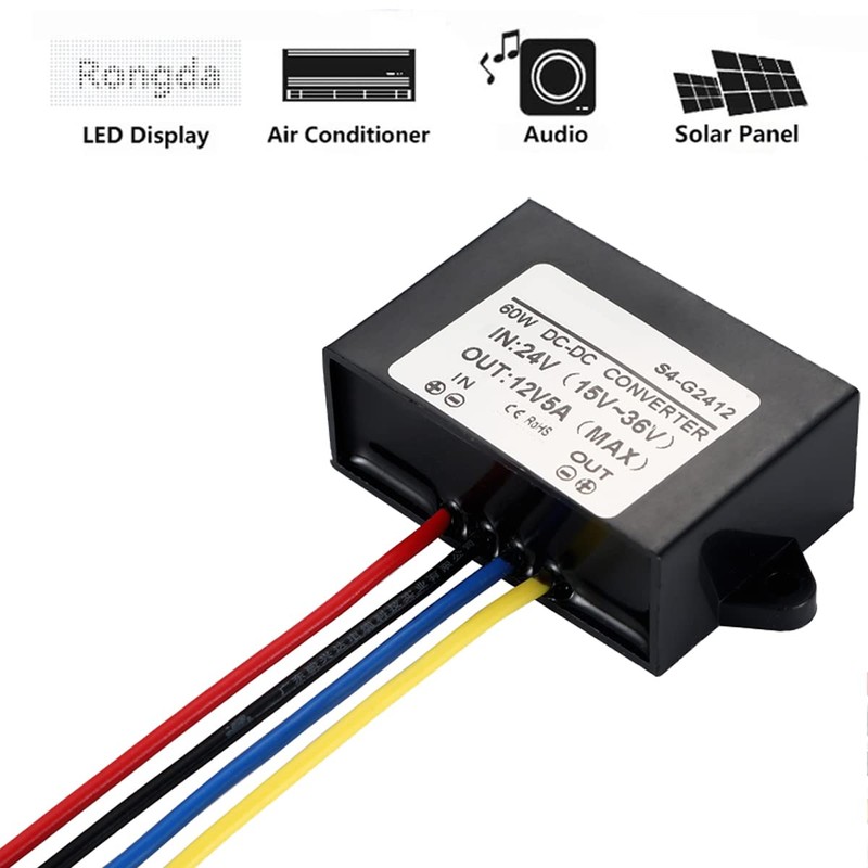 Greluma DC 24 V to 12 V 5 A Step-Down