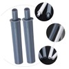 KICHOUSE 8pcs Door Stopper Door Shield Buffer Dark Gray Prevents