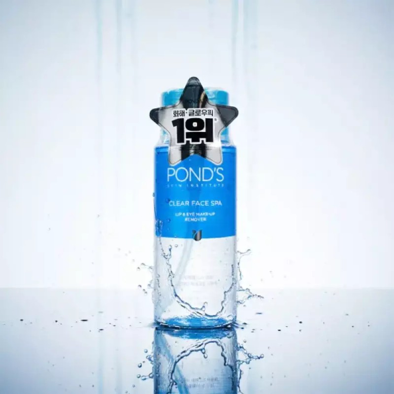 PONDS 폰즈 립앤아이 메이크업 리무버 클리어 훼이스 스파 300ml 마스카라