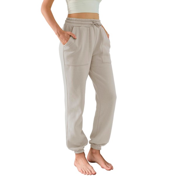 DITOK Baggy Sweatpants for Women Soft Fleece Lining Sweat Pants