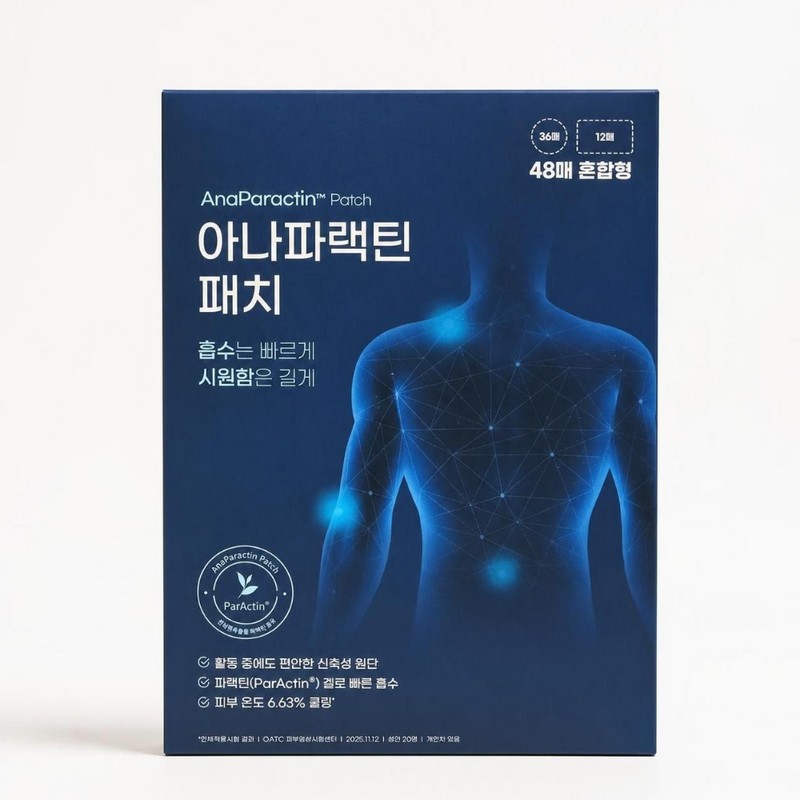 AceBiome Anaparactin Patch 48 sheets mixed composition 1 box Cheonsim