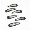 Card of 6 Black Bendy Clips