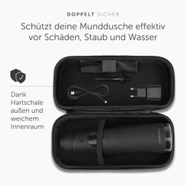 WonderSmile® Premium Reiseetui für Munddusche – Der ultimative Schutz für unterwegs