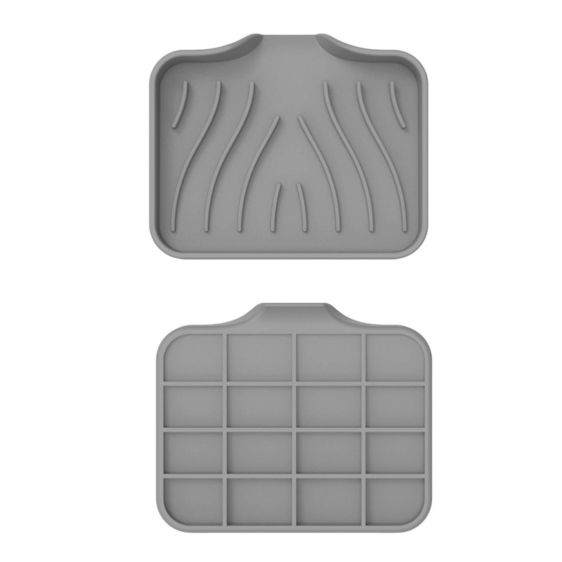 Generic Silicon Soap Bar Tray and Dish for Bathroom and