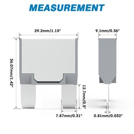 GLOSO E81 Maxi Blade Circuit Breaker, T1 Auto Reset (30A, 3 Pack)