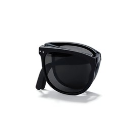 Rimerakea Men's TR90 Folding Sunglasses, A: Matte black
