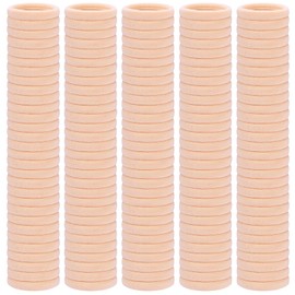 150 Pcs Elastic Hair Ties No Damage for Thick & Thin Hair, Ponytail Holders, Elastics, Soft Pony Tails Bands for Women, Blonde