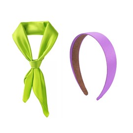 Coraline Women's Purple Hairband Lavender Hair Accessory Mauve Hair Accessory 60's 70's