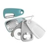 TopHomer Kitchen Gadgets Set 5 Pcs, Cheese Grater, Pizza Cutter,