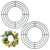 2 Pack Metal Wreath Frame 8 in Wreath Making Supplies,