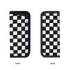 Giinly Checkered Black White Lattice Glasses Case Eyeglass Sunglass Case