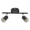 Flush Mount Ceiling Track Light Holder 2 Light Rotating Adjustable