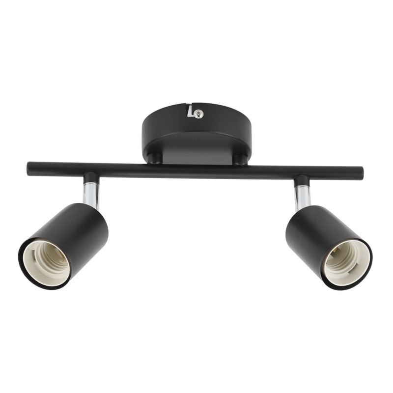Flush Mount Ceiling Track Light Holder 2 Light Rotating Adjustable