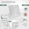 Vent Systems 4" x 4" Inch (Opening Dimensions) White -