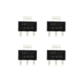 Set of 4 Voltage Regulators LDO 1.8V AMS 1117-1.8 1.8V 1A