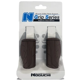 NOGUCHI Grip [NGS-005] Half 3.7 x Half 3.7 inches (95 x 95 mm), Left and Right Set, Dark Brown, Small