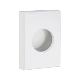 Feminine Hygiene Personal Sanitary Disposal Bag Dispenser, Classic White