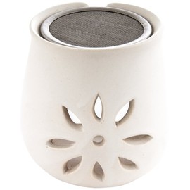 Berk KH-280 Räucher-Zubehör - Räucherstövchen Blume aus Ton mit Sieb, 85 mm