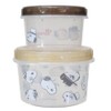 Kamio Japan Snoopy Round Container 230194 Snoopy & Brothers Peanuts