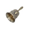 LNAUJS 1 Pack Hand Held Bell, Metail Dinner Bell Wedding