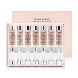 Ohui Miracle Moisture Pink Barrier Ampoule 777 (7mlX7) / 오휘 미라클 모이스처 핑크 베리어 앰플 777 (7mlX7개)